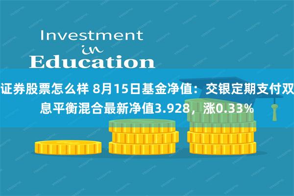 证券股票怎么样 8月15日基金净值：交银定期支付双息平衡混合最新净值3.928，涨0.33%