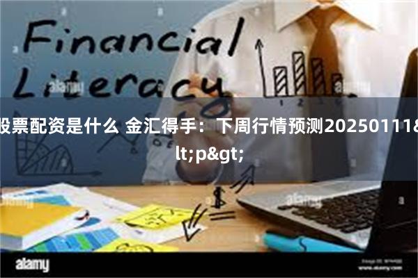 股票配资是什么 金汇得手：下周行情预测20250111<p>